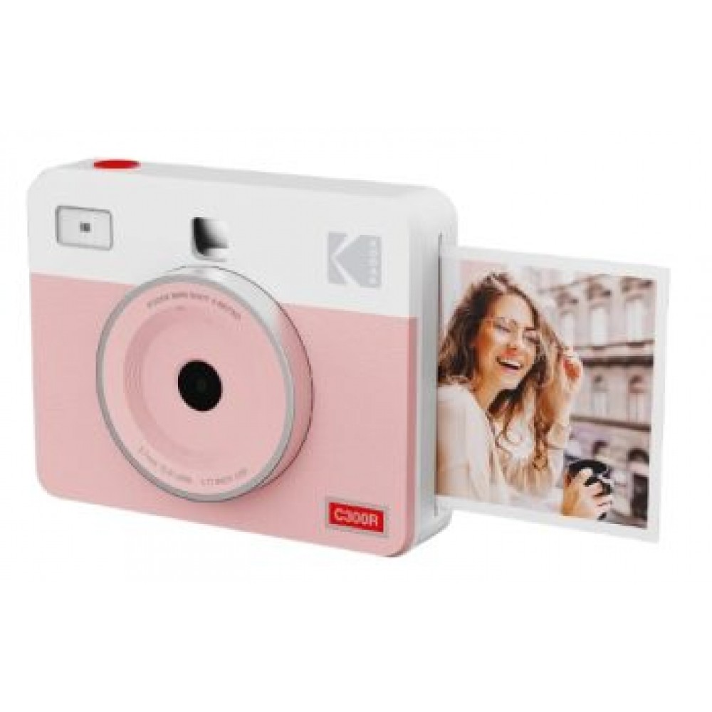 Kodak Mini Shot 3 Retro Pink -Instant Camera & Photo Printer (7.6 x 7.6 cm) iOS & Android BT + 8 She Kodak Mini Shot 3 Retro Pink -Instant Camera & Photo Printer (7.6 x 7.6 cm) iOS & Android BT + 8 She