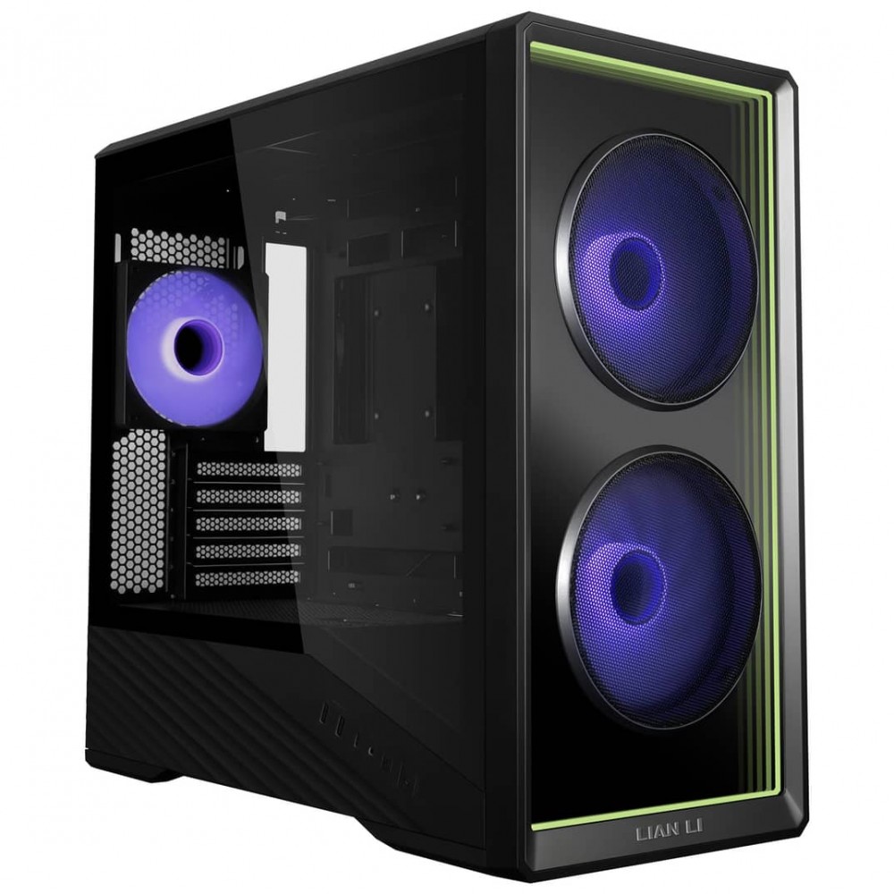 Lian Li Vector V150 Black - w/ 3 x ARGB Fans + Hub - Infinity Mirror - Micro-ATX, Mini-ITX PC Case Lian Li Vector V150 Black - w/ 3 x ARGB Fans + Hub - Infinity Mirror - Micro-ATX, Mini-ITX PC Case