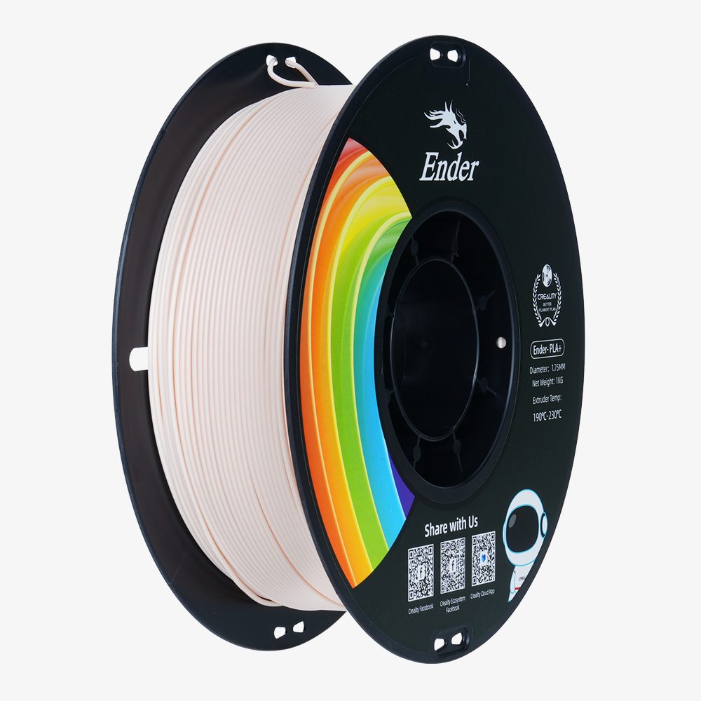 Creality EN-PLA+ Beige Ender 3D Printer Filament Strength 34MPA Bend 77MPa 1 kg Spool1.75 Creality EN-PLA+ Beige Ender 3D Printer Filament Strength 34MPA Bend 77MPa 1 kg Spool1.75