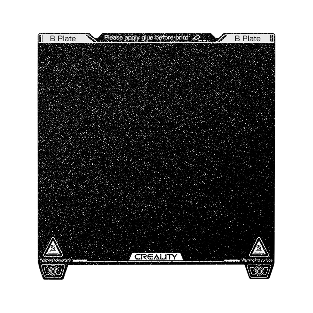 Creality K1 PEI Build Plate 235x235mm -Ender3S1/3S1Pro/5S1/3V3SE/3V3KE/CR10SE/3V3 & K1 - no magnetic Creality K1 PEI Build Plate 235x235mm -Ender3S1/3S1Pro/5S1/3V3SE/3V3KE/CR10SE/3V3 & K1 - no magnetic