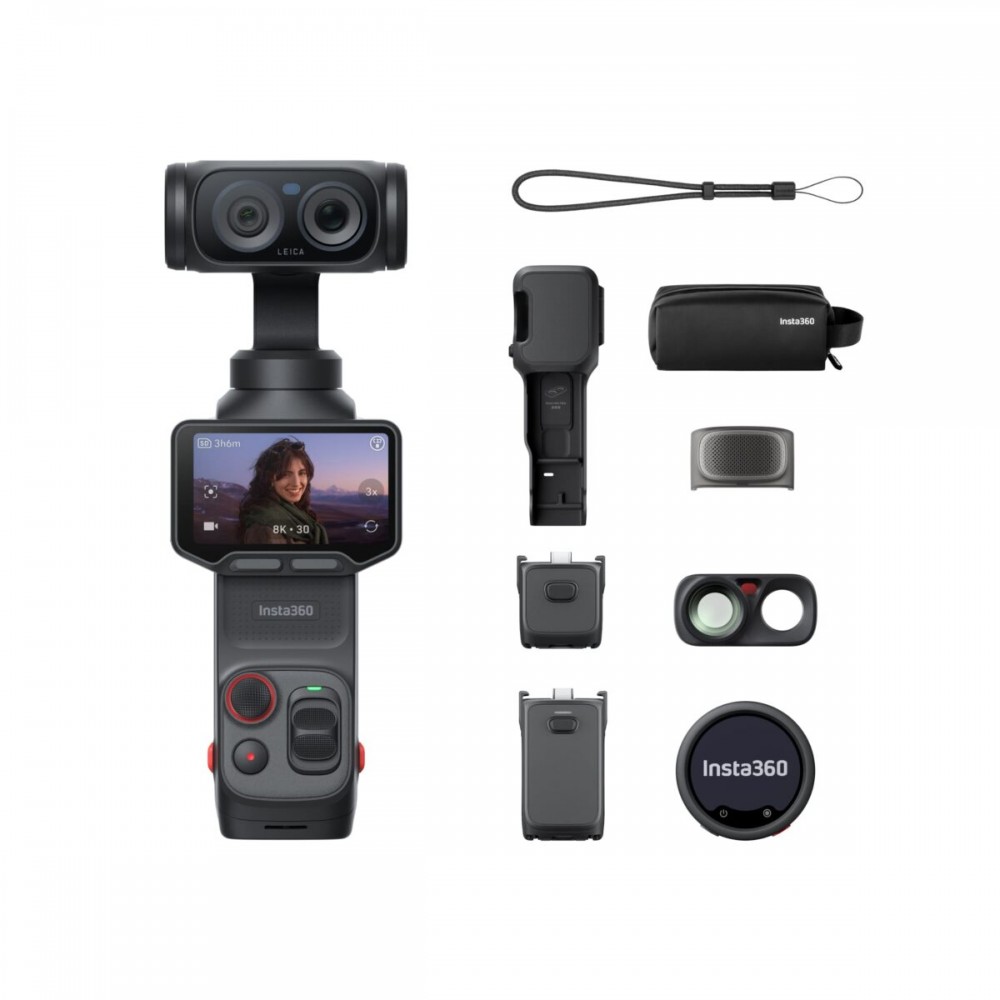 Insta360 Luna Ultra Creator Bundle Black - 1-Inch 8K Leica Sensor, Dual Lens, Triple AI Chip, OLED Insta360 Luna Ultra Creator Bundle Black - 1-Inch 8K Leica Sensor, Dual Lens, Triple AI Chip, OLED