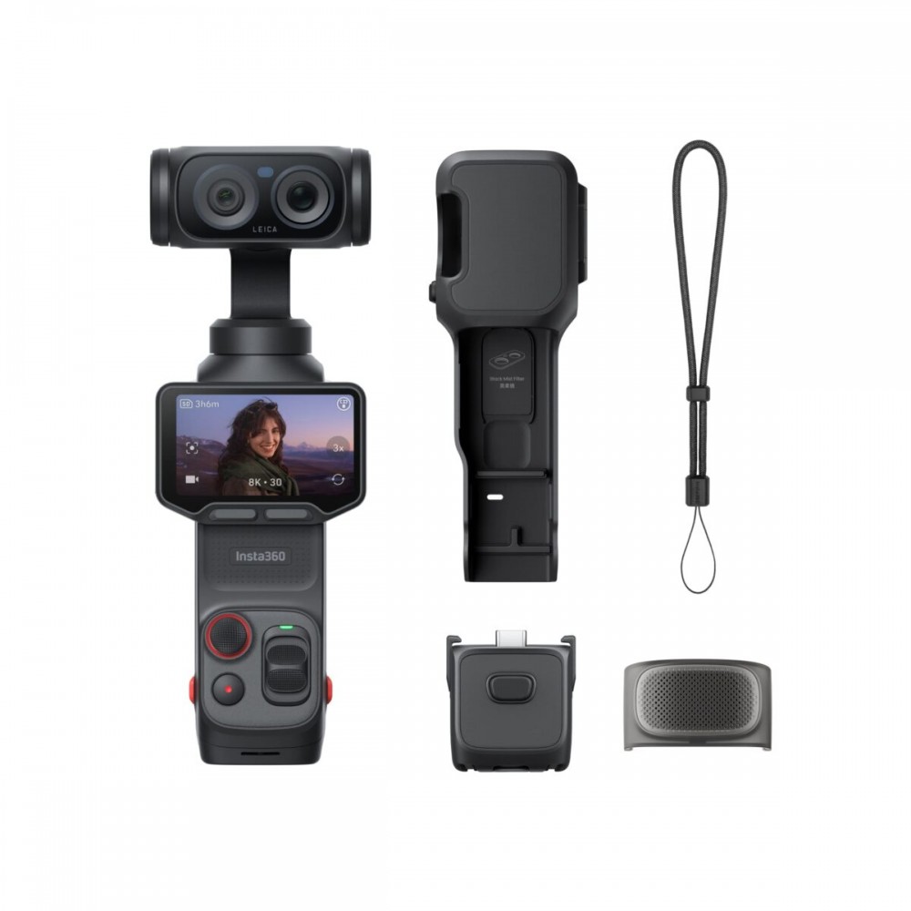 Insta360 Luna Ultra Standard Bundle Black - 1-Inch 8K Leica Sensor, Dual Lens, Triple AI Chip, OLED Insta360 Luna Ultra Standard Bundle Black - 1-Inch 8K Leica Sensor, Dual Lens, Triple AI Chip, OLED