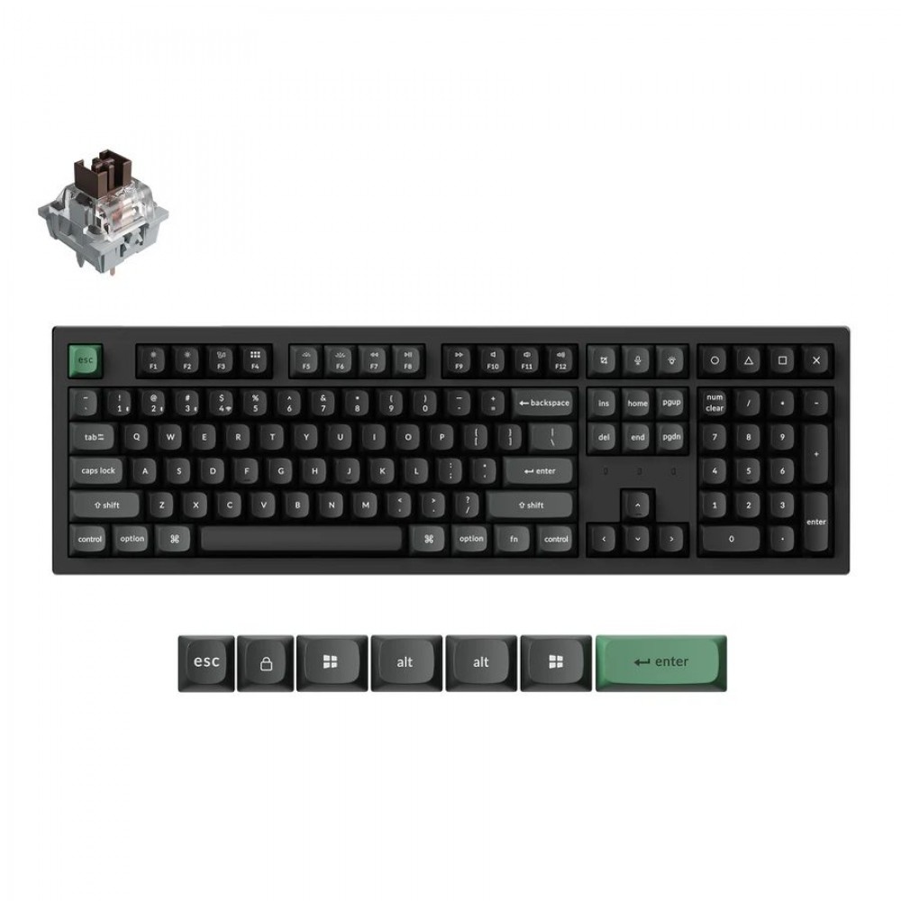 Keychron K10 Ultra (K10U-H3) ZMK Wireless 8K Mechanical Keyboard Brown Switch (Hot-Swap) 100% Us Lay Keychron K10 Ultra (K10U-H3) ZMK Wireless 8K Mechanical Keyboard Brown Switch (Hot-Swap) 100% Us Lay