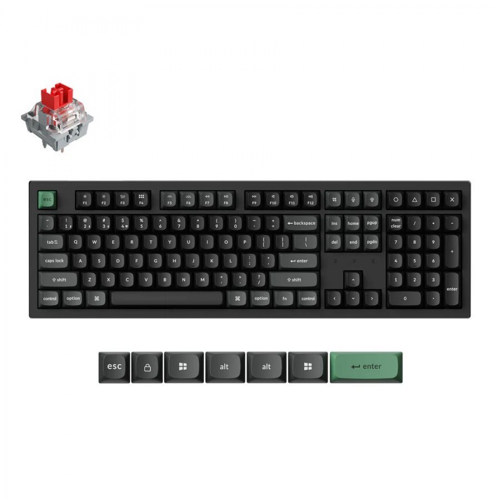 Keychron K10 Ultra (K10U-H1) ZMK Wireless 8K Mechanical Keyboard Red Switch (Hot-Swap) 100% Us Lay Keychron K10 Ultra (K10U-H1) ZMK Wireless 8K Mechanical Keyboard Red Switch (Hot-Swap) 100% Us Lay