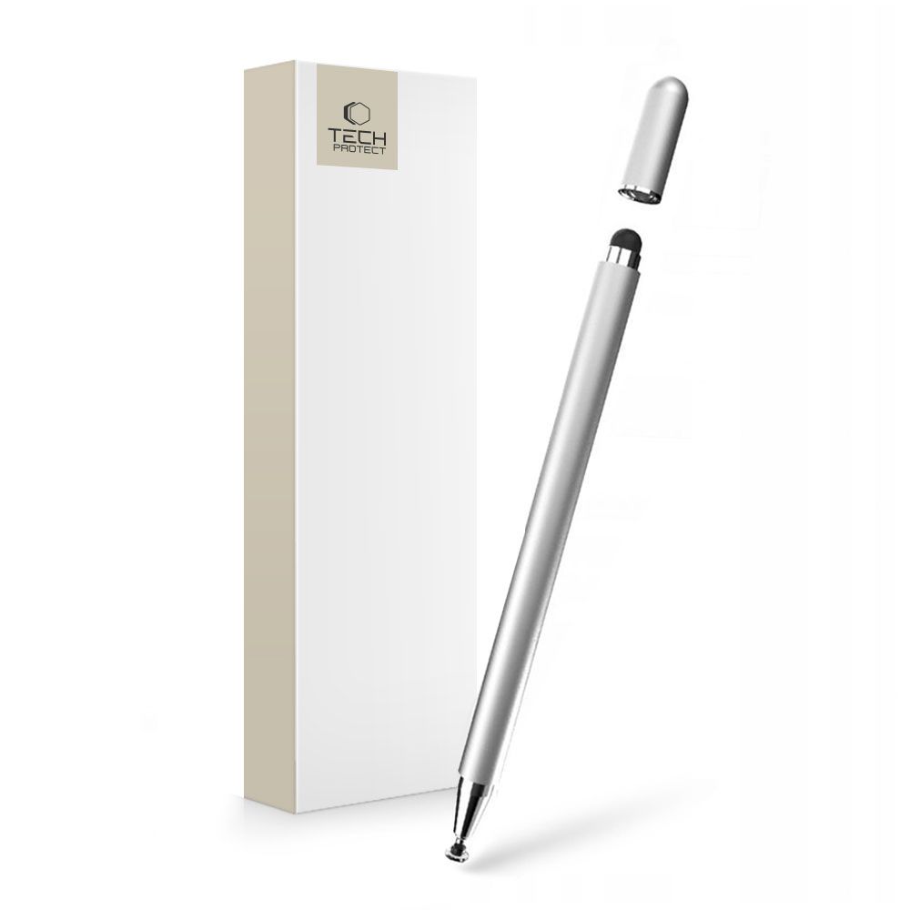 Tech-Protect Stylus Pen MAGNET - Ασημί Tech-Protect Stylus Pen MAGNET - Ασημί