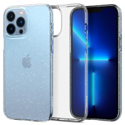 Spigen Liquid Crystal Glitter Back Cover Σιλικόνης Διάφανο (iPhone 13 Pro Max)