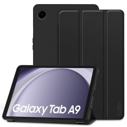 Tech-Protect Smartcase Flip Cover Μαύρη (Galaxy Tab A9 8.7)