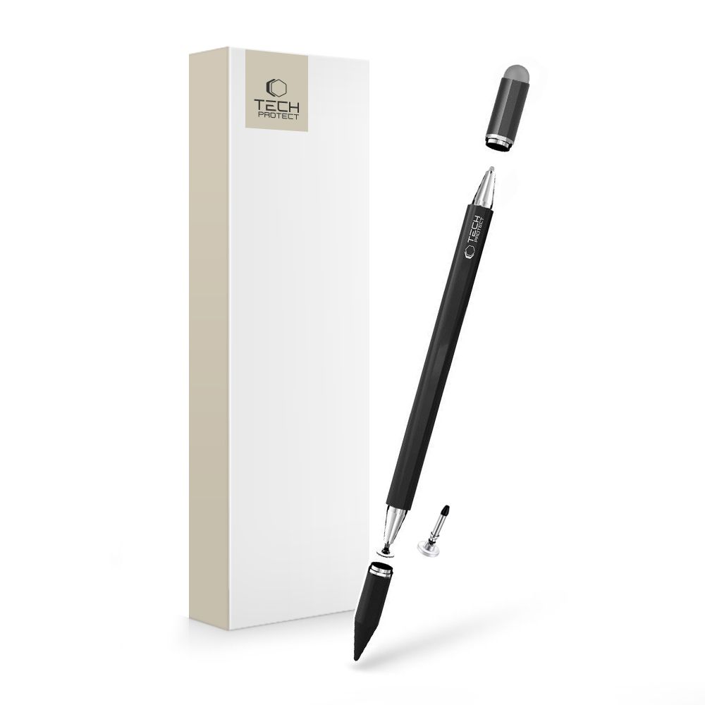Tech-Protect Stylus Pen USP200 3-TIP - Μαύρο Tech-Protect Stylus Pen USP200 3-TIP - Μαύρο