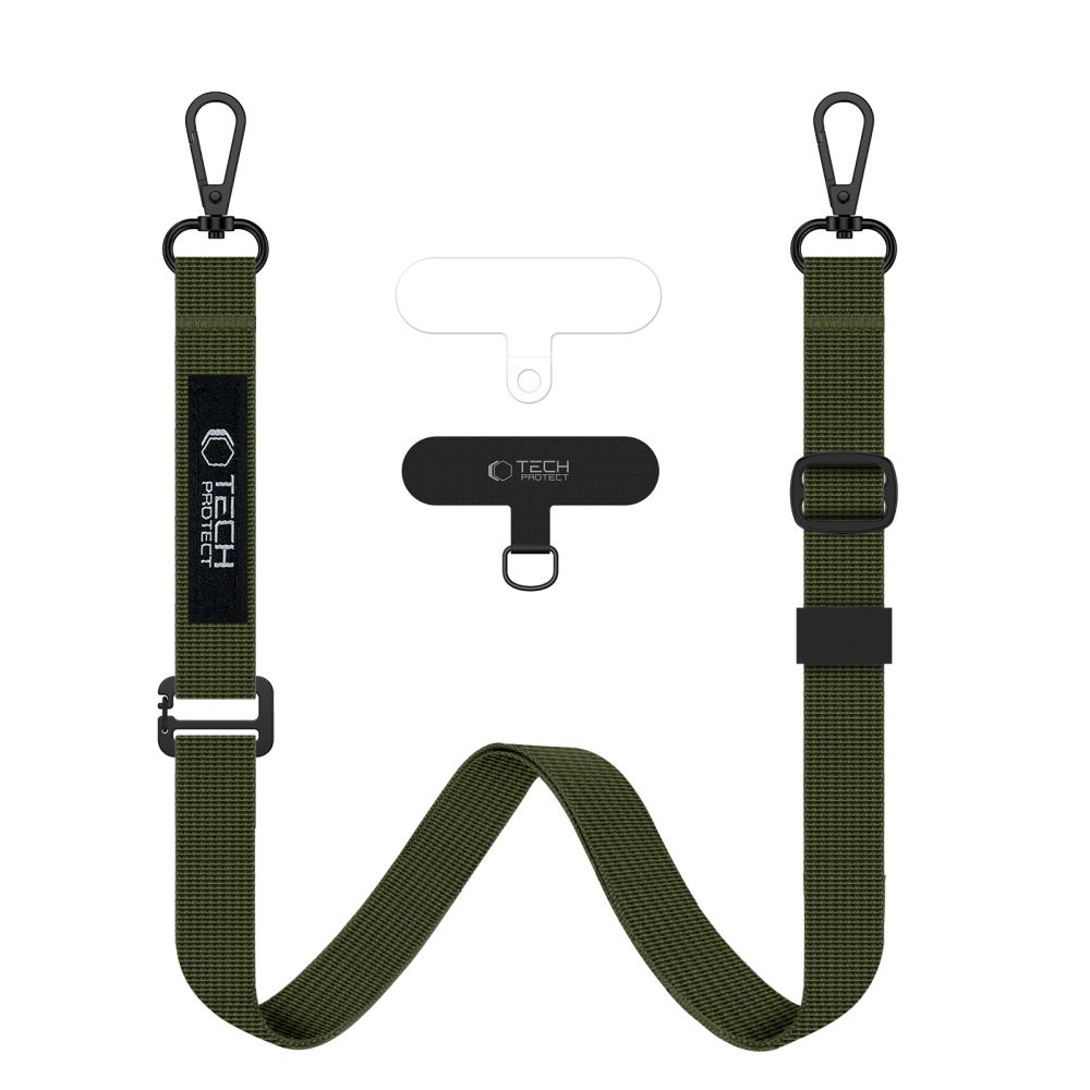 Tech-Protect C6S ROPE Crossbody Λουράκι Λαιμού για Κινητά - Πράσινο Tech-Protect C6S ROPE Crossbody Λουράκι Λαιμού για Κινητά - Πράσινο