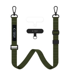 Tech-Protect C6S ROPE Crossbody Λουράκι Λαιμού για Κινητά - Πράσινο Tech-Protect C6S ROPE Crossbody Λουράκι Λαιμού για Κινητά - Πράσινο