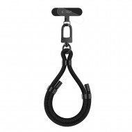 Tech-Protect C4S ROPE WRIST Λουράκι Καρπού για Κινητά - Μαύρο Tech-Protect C4S ROPE WRIST Λουράκι Καρπού για Κινητά - Μαύρο