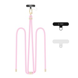 Tech-Protect C7S ROPE Crossbody Λουράκι Λαιμού για Κινητά - Ροζ, Χρυσό Tech-Protect C7S ROPE Crossbody Λουράκι Λαιμού για Κινητά - Ροζ, Χρυσό