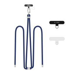 Tech-Protect C7S ROPE Crossbody Λουράκι Λαιμού για Κινητά - Μπλε, Ασημί Tech-Protect C7S ROPE Crossbody Λουράκι Λαιμού για Κινητά - Μπλε, Ασημί