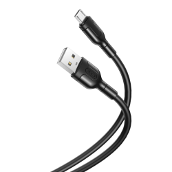XO NB212 2.1A USB Καλώδιο για Micro Μαύρο