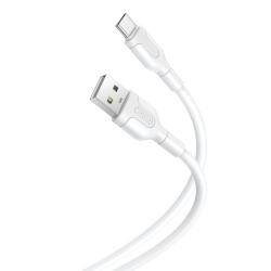 XO NB212 2.1A USB Καλώδιο για Type-C Άσπρο