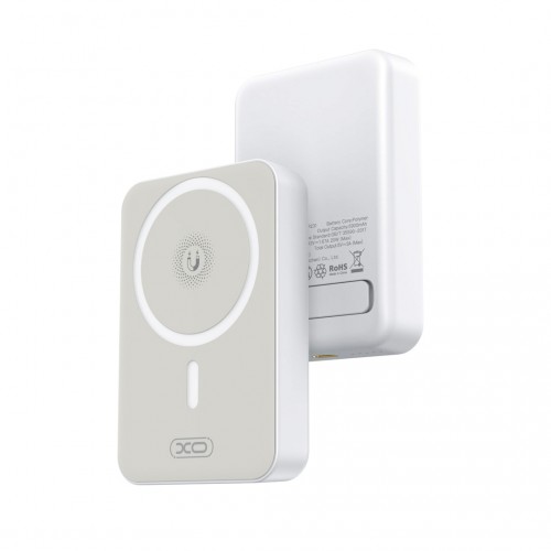 XO PR231 magnetic 15W wireless charging+PD20W fast charging 10000mAh White