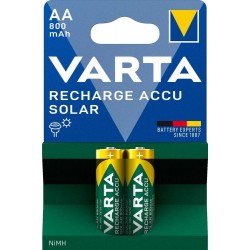 Varta Επαναφορτιζόμενη Solar 800mAh HR6 AA (2τμχ)