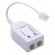 POWERTECH VDSL Splitter με φίλτρο ADSL-06, RJ11, λευκό
