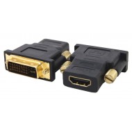 POWERTECH αντάπτορας DVI-I αρσενικό σε HDMI θηλυκό CAB-H056, μαύρος