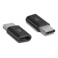 POWERTECH αντάπτορας USB-C σε Micro USB θηλυκό CAB-UC043, longer tip