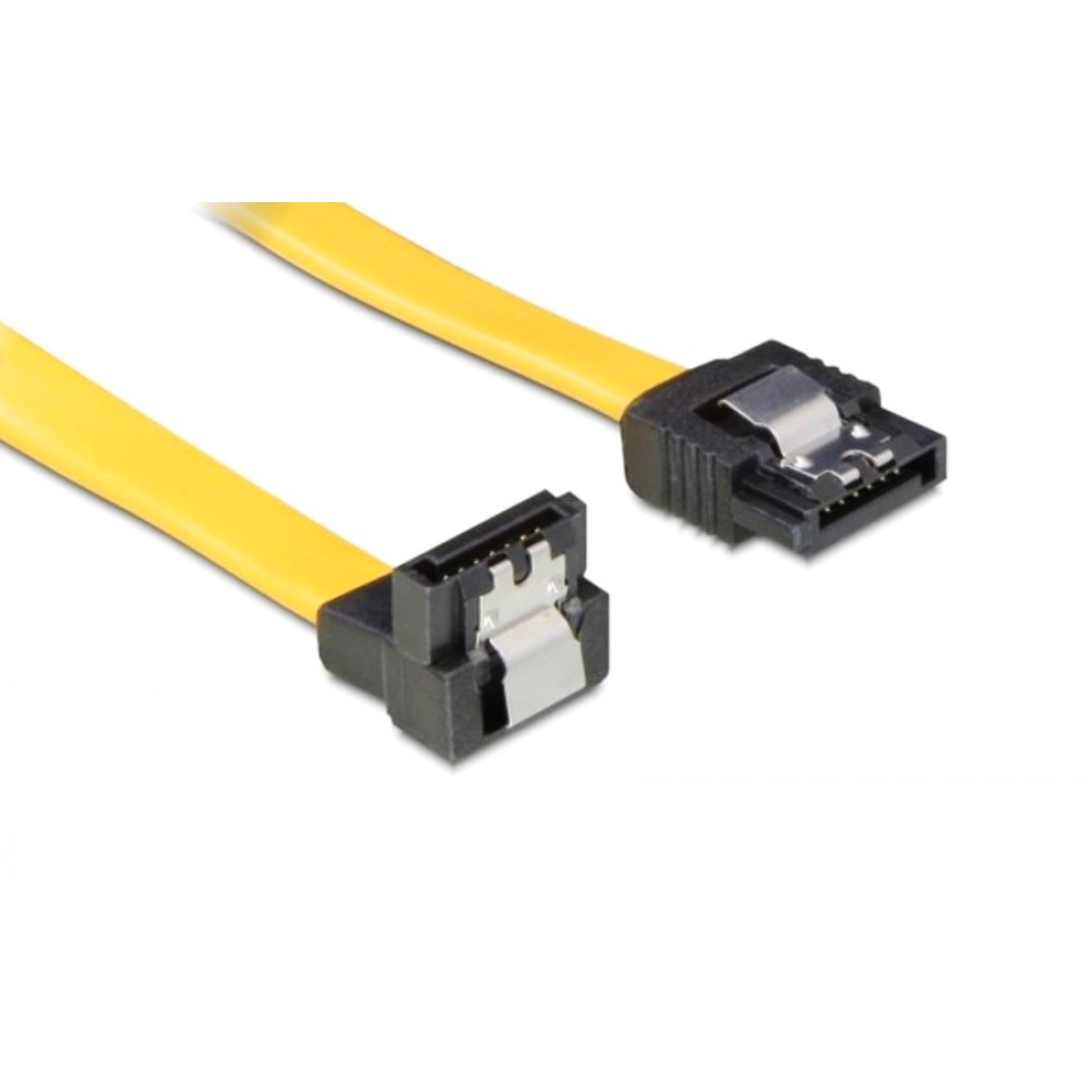 POWERTECH καλώδιο SATA III 7pin σε 7pin 90° CAB-W025, Metal Clip, 0.2m POWERTECH καλώδιο SATA III 7pin σε 7pin 90° CAB-W025, Metal Clip, 0.2m