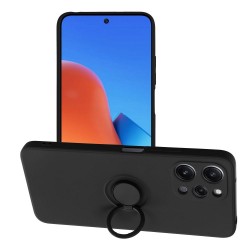 SILICONE RING θήκη για XIAOMI Redmi 12 4G Μαύρο