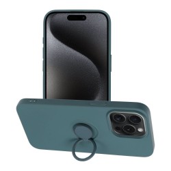 SILICONE RING θήκη για iPhone 15 Pro Max Πράσινο
