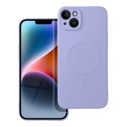 Mag Back Cover Σιλικόνης Μαγνητικό Μωβ (iPhone 14 Plus)