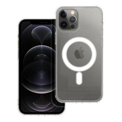 Mag Back Cover Σιλικόνης Διάφανο (iPhone 12 Pro Max)