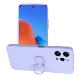 SILICONE RING θήκη για XIAOMI Redmi 12 4G Μωβ