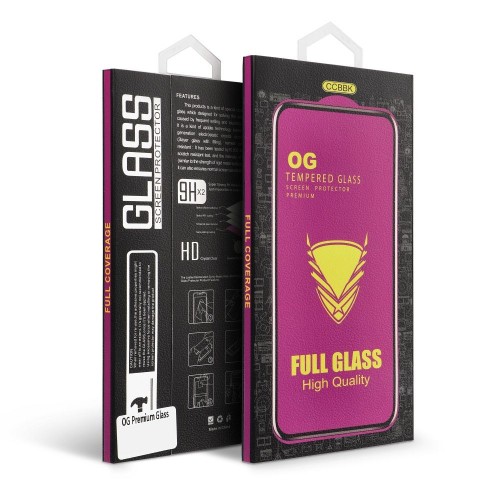 OG Premium Glass  - για Iphone 15 Pro Max Μαύρο