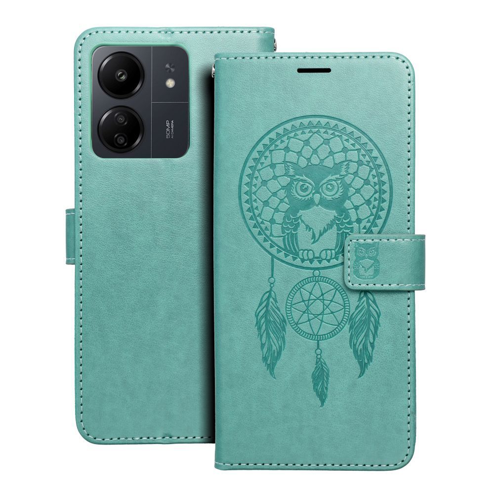 Θήκη MEZZO για Poco C65 / Redmi 13C – Book Dreamcatcher Πράσινο