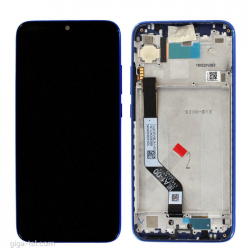 Γνήσια Οθόνη LCD και Μηχανισμός Αφής με Πλαίσιο για Xiaomi Redmi Note 7 – 5610100140C7 Μπλέ (Service Pack)