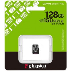Kingston Canvas Select Plus microSDXC 128GB U1 V10 A1 150MB/s Kingston Canvas Select Plus microSDXC 128GB U1 V10 A1 150MB/s