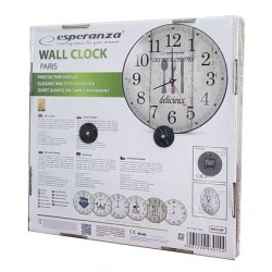 ESPERANZA Ρολόι τοίχου Paris EHC018P, 30cm