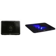POWERTECH Βάση & ψύξη laptop PT-740 έως 15.6", 125mm fan, LED, μαύρο