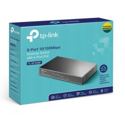TP-LINK Desktop Switch TL-SF1008P 8 Θυρών, με 4-port POE, Ver. 6.0