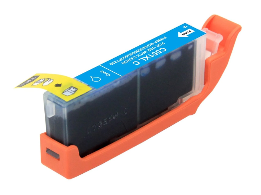 Συμβατό InkJet για Canon CLI-551, 12ml, κυανό