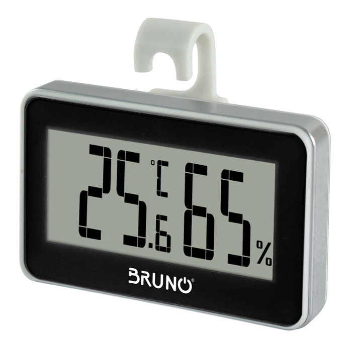 BRUNO ψηφιακό θερμόμετρο &amp; υγρασιόμετρο BRN-0081, °C &amp; °F, λευκό