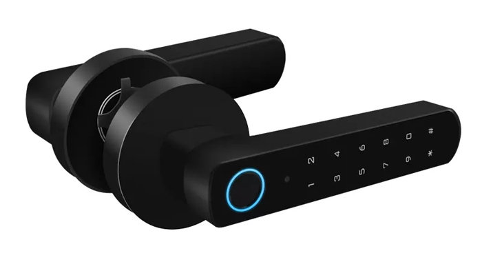 SECUKEY ηλεκτροπύρος D100-BT, συνδυασμού &amp; fingerprint, μαύρος