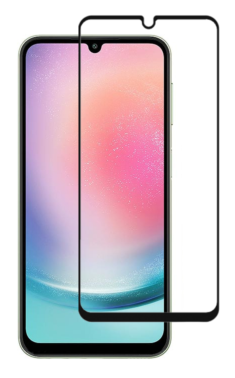 POWERTECH tempered glass 3D TGC-0636, Samsung Galaxy A24 5G, Galaxy A25 5G, full glue, μαύρο