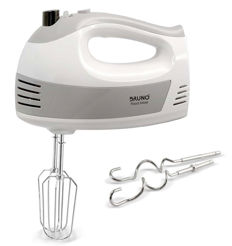 BRUNO μίξερ χειρός BRN-0110, 500W, 5 ταχύτητες &amp; turbo, λευκό