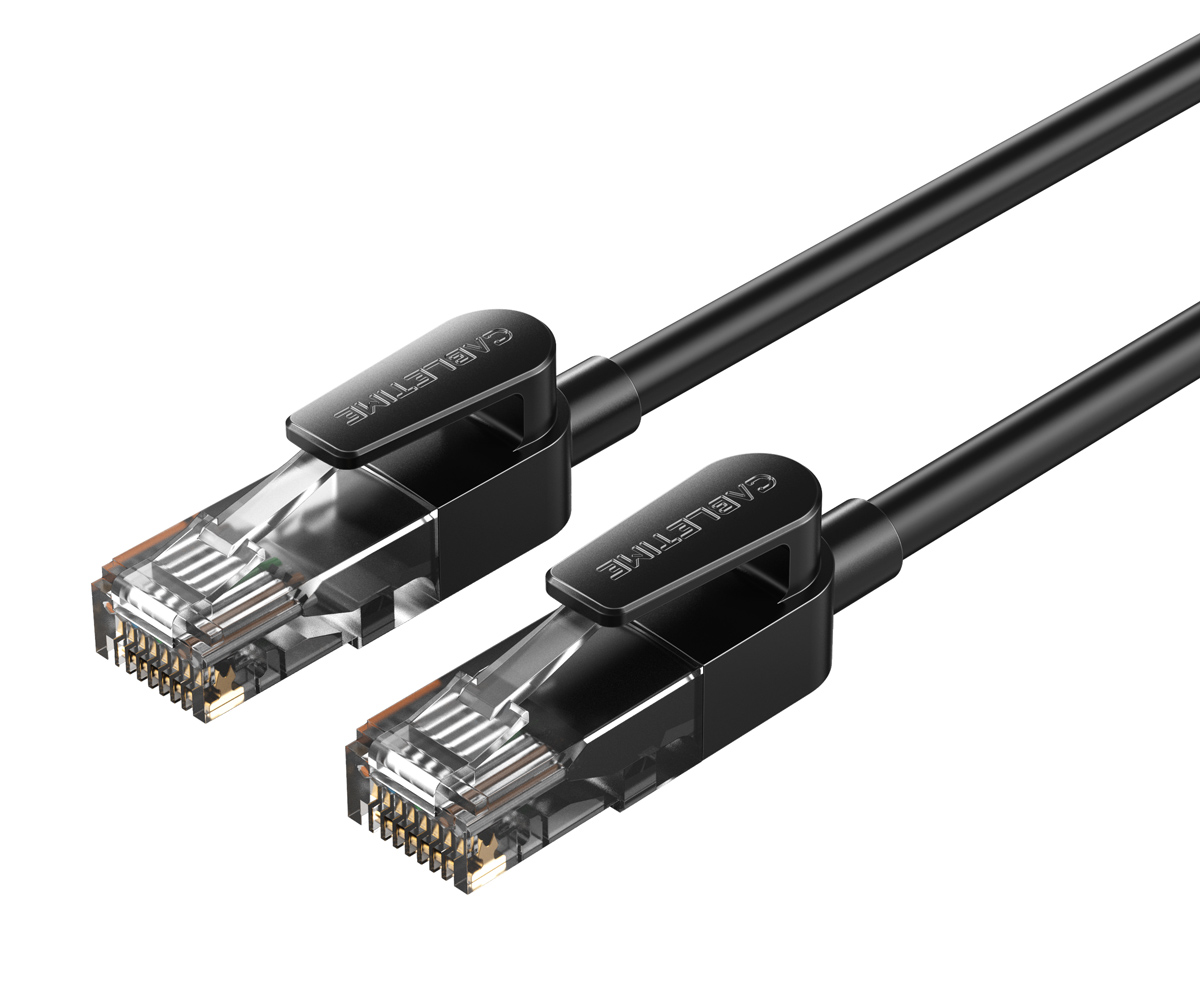 CABLETIME καλώδιο δικτύου CT-CAT6U, CAT 6 UTP, 250 MHz, CCA, 1.5m, μαύρο