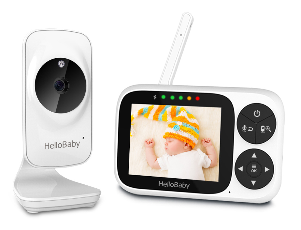 HELLOBABY ενδοεπικοινωνία μωρού HB2033 με κάμερα &amp; οθόνη 3.2", 720p