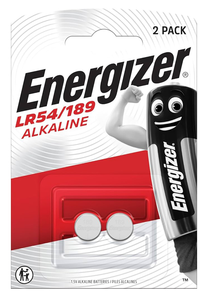 ENERGIZER αλκαλικές μπαταρίες LR54/189, 1.5V, 2τμχ