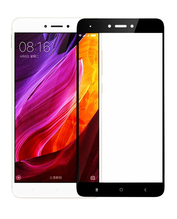 POWERTECH Tempered Glass 5D Full Glue για Redmi Note 4/4X, Black