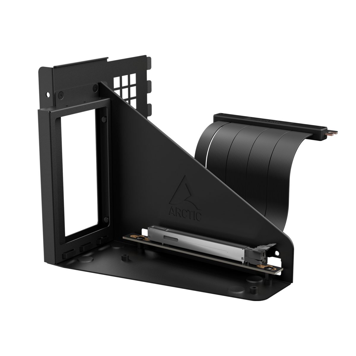 Arctic Accelero Vertical GPU Mount (Black) PCIe 4.0x16 riser cable 160mm
