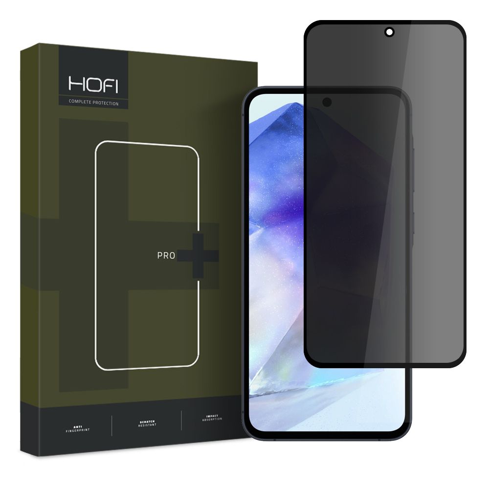 Hofi Spy Glass Pro Privacy Tempered Glass (Samsung Galaxy A35, Samsung Galaxy A55 5G)